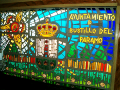 Vidriera en el ayuntamiento